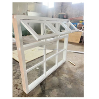LONGXUAN Fenêtres en bois de conception moderne sur mesure persienne ouverte anti-poussière à haute transmission de la lumière Cuisine Salon