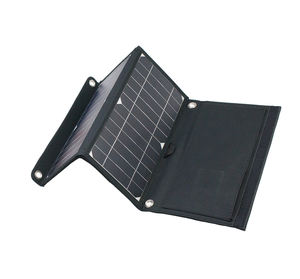 EU Draagbare 21W Opvouwbare Zonnepaneel CE 21% Efficiëntie 1KG Zwart 3 Maanden Garantie voor iPhone iPad Pro/Air Kamperen Wandelen - Product Image 2