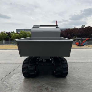 Mini-dumper sur chenilles, outils agricoles, chariot <span class=keywords><strong>à</strong></span> chenilles thermique robuste pour jardin, fabricant - Product Image 2