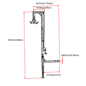 Base réglable - Support pivotant à <span class=keywords><strong>360</strong></span> degrés pour le levage de cerfs monté sur engin de chasse, capacité 400 lb - Product Image 2