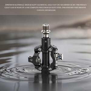 Pedal <span class=keywords><strong>de</strong></span> Bicicleta <span class=keywords><strong>de</strong></span> Montaña y Carretera <span class=keywords><strong>de</strong></span> Aluminio Ultraligero LEWEE con Autobloqueo Duradero y Diseño <span class=keywords><strong>de</strong></span> Doble Cara con Rodamientos Sellados - Product Image 4