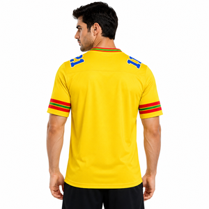 Wholesale Heat-Transfer Printed Custom Team Name American Football Jersey 100% Polyester Breathable Unisex Adult Plus Size - Product Image 3