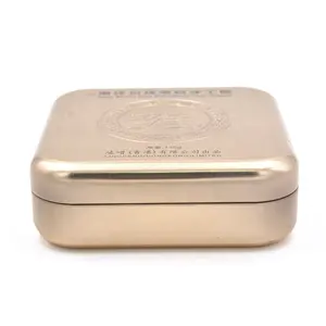 Alibaba China supplier hot sell square handmade soap tin box,Square Soap Metal Can Box,square soap tin metal container box