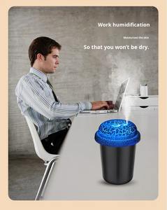 Lámpara de Ambiente con Luz Colorida en Forma de Taza de Té, Humidificador Ultrasónico de Plástico, con Sensor de Humedad, Alimentación USB, Bajo Ruido, 1 Año de Garantía - Product Image 2