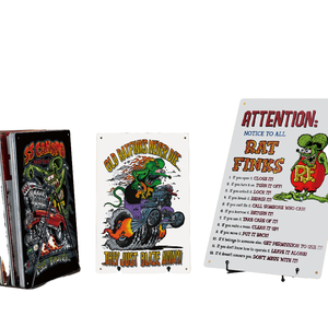 โปสเตอร์โลหะสำหรับตกแต่งบาร์โรงรถแผ่นโลหะพิมพ์ยูวีและทาสีด้วยแสง UV แผ่นโลหะ - Product Image 4