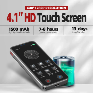 VORMOR A40 Lite AI Dispositivo de traductor en línea en tiempo real de voz inteligente Portátil Pantalla de 4,1 pulgadas Traductor de idiomas WiFi - Product Image 4