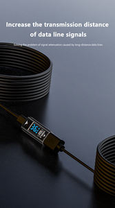 Adaptateur USB C 36W transparent avec affichage numérique de la <span class=keywords><strong>puissance</strong></span>, convertisseur <span class=keywords><strong>d</strong></span>'extension USB C femelle vers USB A femelle - Product Image 4