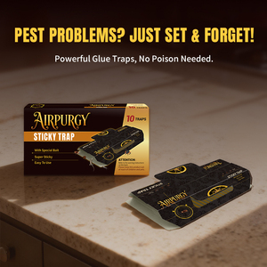 Paquete de 10 Trampas Adhesivas No Tóxicas con Cebo Integrado, Atrapa Insectos de Alta Resistencia para Cucarachas y Geckos, Uso en Interiores, Hogar, Cocina y Sótano - Product Image 2