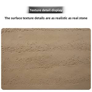 Panneau d'extérieur artistique en pierre ultra-mince souple, imperméable, imitation porcelaine, flexible et pliable, type terre battue - Product Image 3