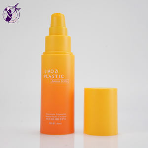 Wholesale Orange PP Airless Cosmetic Packaging 30g/50g/30ml/50ml/80ml/100ml <strong>Cream</strong> <strong>Jars</strong> with Lotion Pump for Face <strong>Cream</strong> - Product Image 3