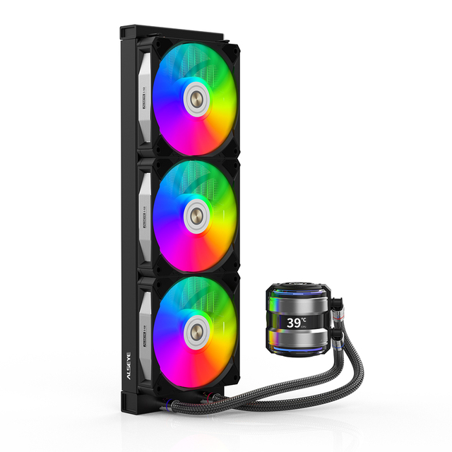 AIO Liquid Cooler I360 Smart Screen With Temperature Display Support ARGB High Performance Dual Pumps CPU Cooler