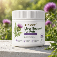 Pevet Premium – Complément Détoxifiant pour Foie des Animaux, Friandises Tendres au Chardon-Marie pour Chiens et Chats – Fabrication OEM Marque Privée