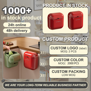 UFORU Bac Poubelle Salle de Bain Créatif Corbeille à Déchets Cuisine Poubelle en Plastique Premium Suspendue - Product Image 2