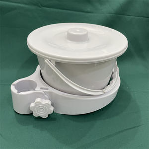 Carrito de Salón de Plástico ABS con Contenedor de Residuos Médico, Lavabo, Cubo de Basura y Lavabo de Belleza con Tapa - Product Image 3