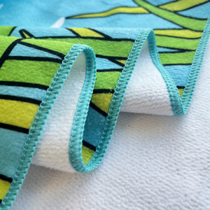 Serviette <span class=keywords><strong>de</strong></span> bain à capuche pour enfants, personnalisée, douce, absorbante, imprimée, pour la <span class=keywords><strong>plage</strong></span>, le surf et la natation, en tissu éponge - Product Image 5