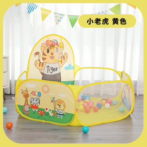 Piscina de Bolas Oceánicas para <span class=keywords><strong>Niños</strong></span>, Valla Hexagonal, Fácil de Plegar, Juguete Deportivo, <span class=keywords><strong>Tela</strong></span> de Poliéster Fina, Piscina de Juguete para Bebés, Interior/Exterior, Ola - Product Image 4