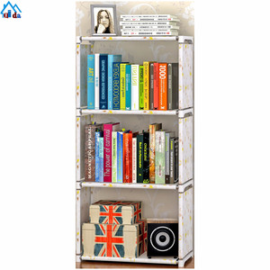 Estantería Mágica de Plástico PP para Bricolaje, 8 Cubos, Estantería de Esquina, Pequeñas Estanterías Cúbicas Blancas - Product Image 4