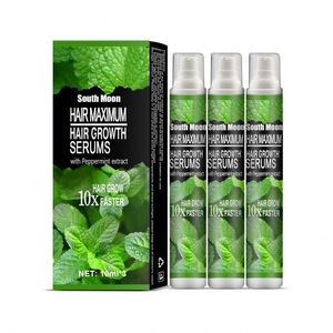 Siero Spray per la Crescita dei <span class=keywords><strong>Capelli</strong></span> South Moon, Olio Essenziale Anti-Caduta, Trattamento Rapido, Previene l'Assottigliamento, Ripara <span class=keywords><strong>Capelli</strong></span> Secchi e Crespi - Product Image 1