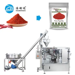 Machines d'emballage multifonctions à grande vitesse de paprika pour boissons instantanées, de poudre de semoule de maïs Machine de remplissage de sacs en plastique