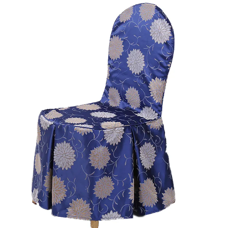 600338 Polyester verdickte Luftschicht elastisch wasserdicht Mode druck Hochzeits muster Stuhl bezug.