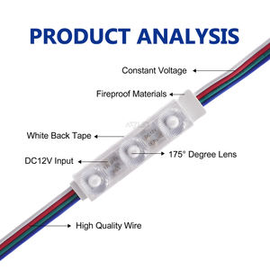 RGB LED Module DC 12V IP68 Waterproof 175 Outdoor Green Blue ABS 5-Year Warranty Letter Sign <b>Billboard</b> - Product Image 5