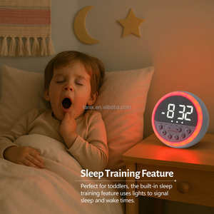 Reloj <span class=keywords><strong>Despertador</strong></span> Electrónico para Niños al por Mayor con Luz Nocturna LED, Calendarios, Música para Despertar y Entrenamiento para Dormir, para Uso en Dormitorio u Oficina - Regalo - Product Image 2