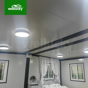 Pequeña Casa Contenedor Plegable <span class=keywords><strong>de</strong></span> 20 Pies con Certificación CE, Instalación Rápida, Ahorro <span class=keywords><strong>de</strong></span> Espacio, Edificio Modular Prefabricado para Oficina o Dormitorio - Product Image 5