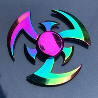 Nouvel Arrivage Fidget Spinner en Alliage, Jouet Anti-Stress pour Adultes et Enfants, Vente en Gros pour Magasins de Détail et Vendeurs de Rue