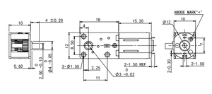 SLW 커스텀 마이크로 <span class=keywords><strong>DC</strong></span> 모터 N20 12mm 미니 <span class=keywords><strong>DC</strong></span> 기어 모터 3V 6V 12V 브러시 마이크로 <span class=keywords><strong>DC</strong></span> 웜 기어 모터 - Product Image 3