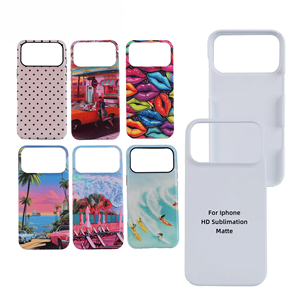 Coque vierge mate pour sublimation pour 17 Pro Max, fine, légère, anti-traces de doigts, antichoc, personnalisable, imprimable, pour presse à chaud - Product Image 1