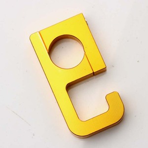 Aluminum Alloy Motorcycle Hook 22mm Handlebar Helmet Storage Figure-9 Hook For PCX125 - Product Image 3