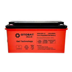 Otobat 12V 200AH วาล์ว150AH แบตเตอรี่พลังงานแสงอาทิตย์แบบเจลที่มีการควบคุมเครื่องใช้ไฟฟ้าในบ้านการบำรุงรักษาฟรีระบบเก็บพลังงาน UPS 20HR <span class=keywords><strong>4V</strong></span> - Product Image 1