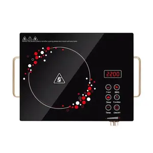 2024 penjualan terlaris induksi cooktop kompor listrik 3500W built-in hob 2 pembakar induksi cooker110V 220V