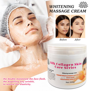 Crème de massage réparatrice et nourrissante au collagène de marque privée pour éclaircir et raffermir la <span class=keywords><strong>peau</strong></span>. 500g - Product Image 1