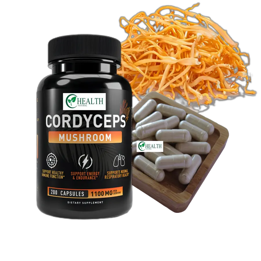 Goede Prijs Gezondheidszorg Kruiden Cordyceps Sinensis Extract Poeder Cordyceps Paddestoel Capsules