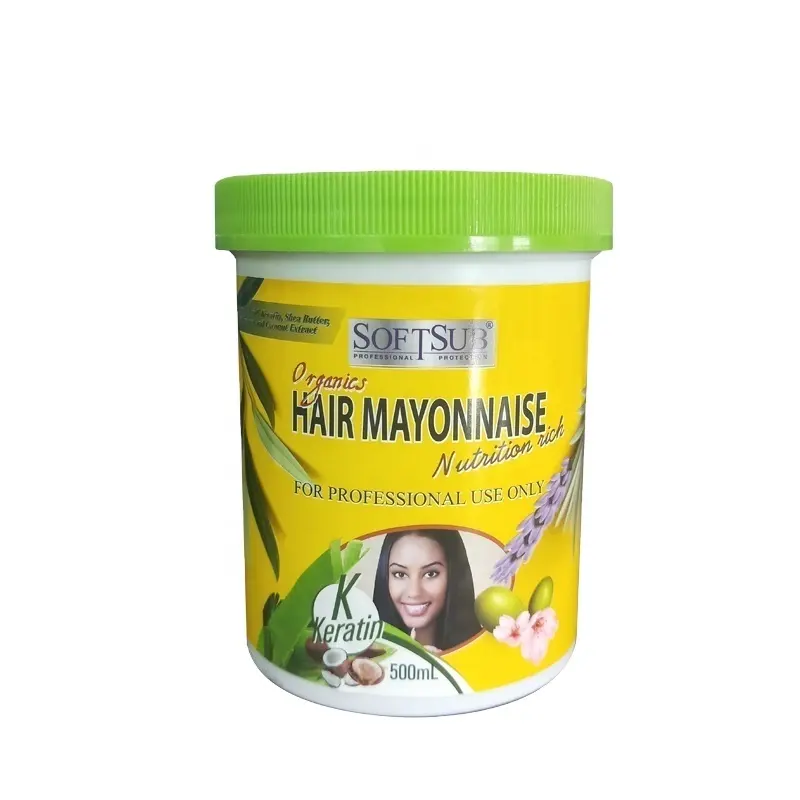 Softsub Reparasi Rambut Pelembab dan Kit Spa Mayonnaise untuk Afrika Produk Berguna Selalu untuk Perlindungan Bagi Anda