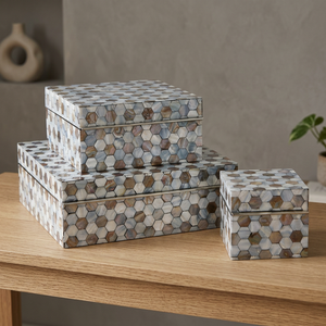 Nuevo Diseño, Juego de 100 Cajas de Nácar, Ecológicas, Duraderas, Personalizadas, Decoración para el Hogar, Venta al Por Mayor - Product Image 3