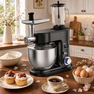 <span class=keywords><strong>Robot</strong></span> culinaire multifonctionnel 3-en-1 de haute qualité, également connu comme machine à mélanger et à extraire les jus, capable de hacher la viande - Product Image 3