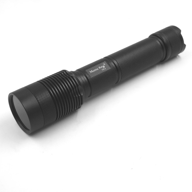C8.2 High Power 20W SANAN 365nm UV Flashlight with ZWB2 Filter Single Core 3 Modes Long Wave UV Torch for Fluorescent Detection
