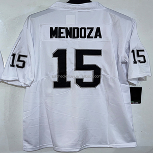 Maillot de football cousu pour hommes 2026 S-3XL Fernando Mendoza Ashton Jeanty Maxx Crosby Brock Bowers - Product Image 3