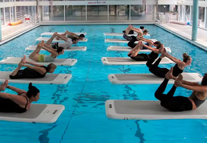 Colchoneta de Yoga Flotante para <span class=keywords><strong>Gimnasio</strong></span>, Plataforma Flotante de PVC para Gimnasia y Fitness - Product Image 2