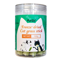 Friandises lyophilisées pour chats : bâtonnets de poulet et d'herbe à chat, riches en protéines, sans sucre, pour la santé digestive, nourriture lyophilisée pour animaux de compagnie
