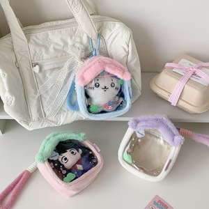 Sac de rangement grande capacité en peluche Hawaïenne PVC, sac à poupée d'extérieur extra large, sacs de rangement réutilisables pour concerts - Product Image 6