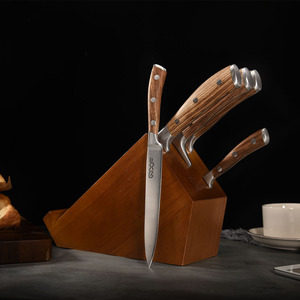 Nueva buscando cuchillo de <span class=keywords><strong>cocina</strong></span> conjunto de regalo alemán <span class=keywords><strong>juego</strong></span> de <span class=keywords><strong>cuchillos</strong></span> con bloque de madera - Product Image 4