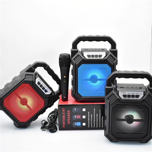 ลำโพงบลูทูธพกพา LED <span class=keywords><strong>4</strong></span> นิ้ว ลำโพงไร้สายกลางแจ้ง ซุปเปอร์เบส รองรับการ์ด TF ช่องเสียบ Aux และ USB - Product Image 5