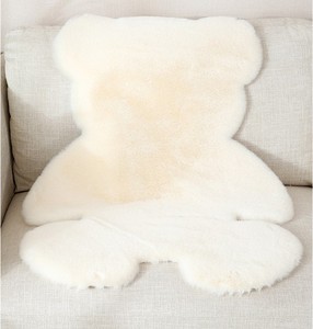 <span class=keywords><strong>Tapis</strong></span> de chambre d'enfant en fausse fourrure de lapin, peluche ours - Product Image 6