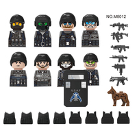 Accessoires d'armes compatibles Bloc de construction Jouet SWAT Armes Mini Figure Militaire Action Figures