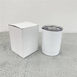 Boule isotherme 10oz en argent thermique, blanc, sublimation, pour bricolage, isolé sous vide, classique, pour impression à chaud - Product Image 2