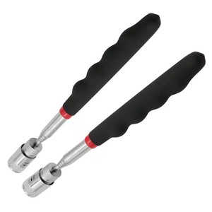Bolígrafo magnético telescópico, <span class=keywords><strong>Mini</strong></span> herramienta de recogida de imán portátil con luz LED, varilla de recogida extensible, dispositivo de recogida - Product Image 1