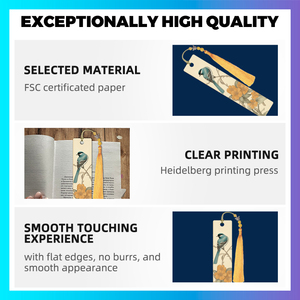 Zeecan all'ingrosso prezzo ragionevole personalizzato formato stampato <span class=keywords><strong>segnalibro</strong></span> di carta di alta qualità per bambini stampa <span class=keywords><strong>segnalibro</strong></span> - Product Image 5